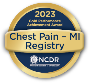 Chest Pain-MI Registry - Gold Performance Achievement Award