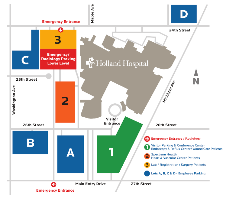 Holland Hospital Parking Lot
