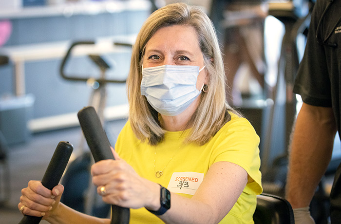 Sandy Puts Whole Heart into Cardiac Rehab 