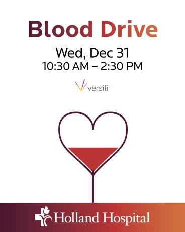 Blood Drive December 31