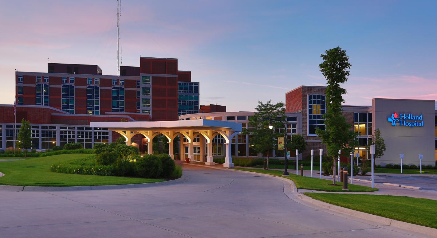 Holland Hospital Sunset