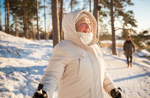 Green Spaces Give Mental Boost, Even When White With Snow
