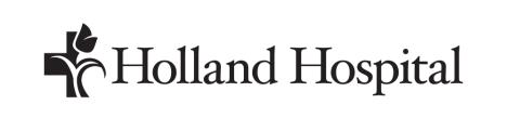 Holland Hospital Logo Black